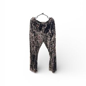 Sequin Black and silver Pants